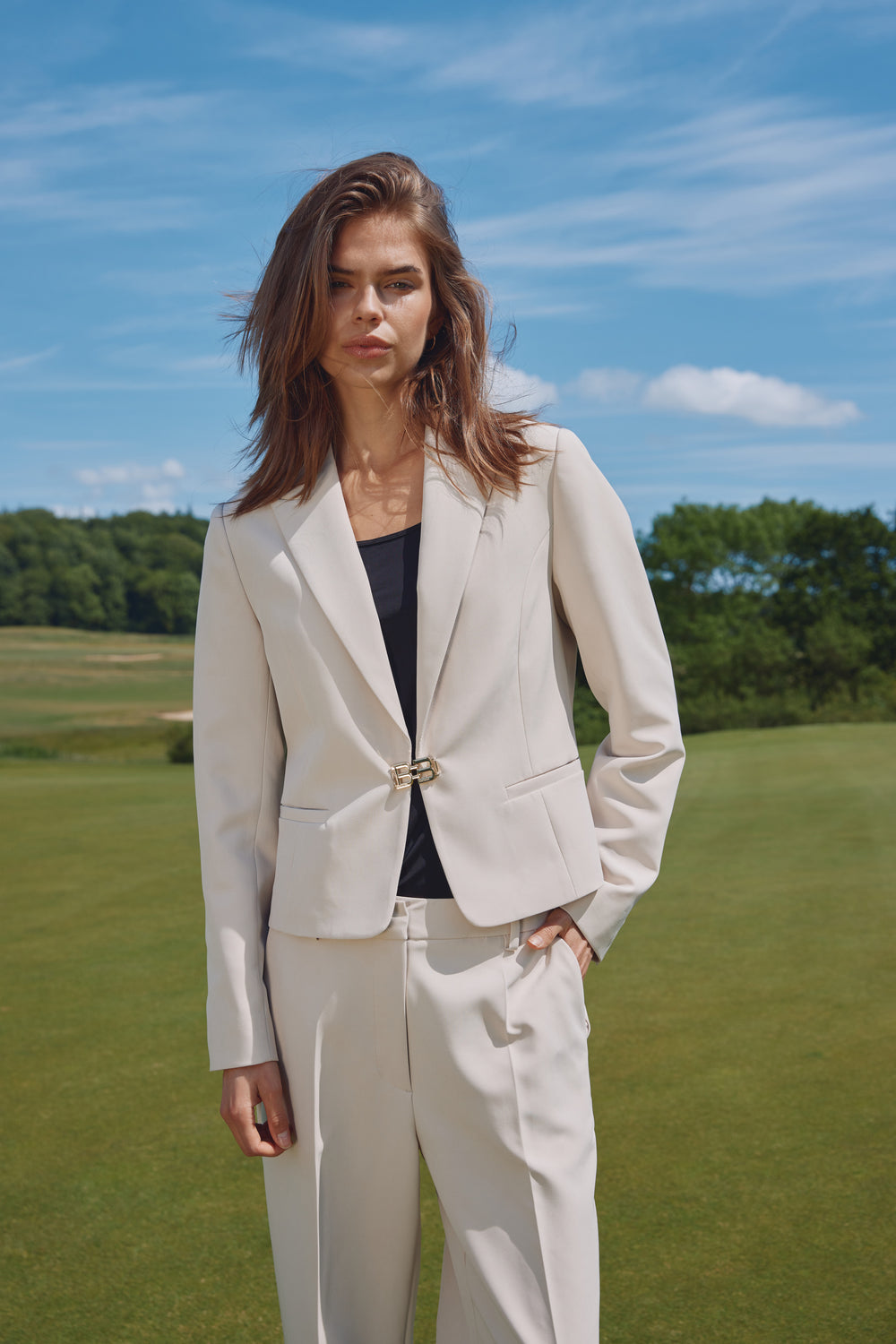 Bruuns Bazaar Women RubySusBBAcelia blazer Blazer Moonbeam