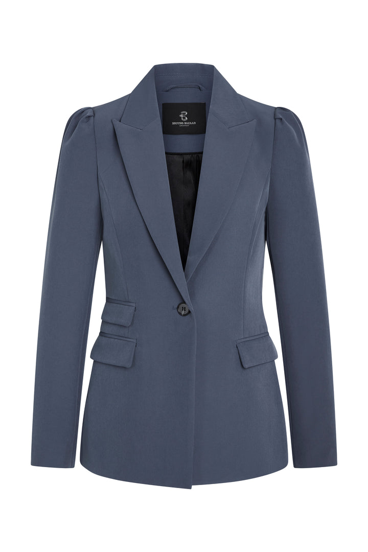 Bruuns Bazaar Women RubysusBBNora blazer Blazer Vintage Indigo