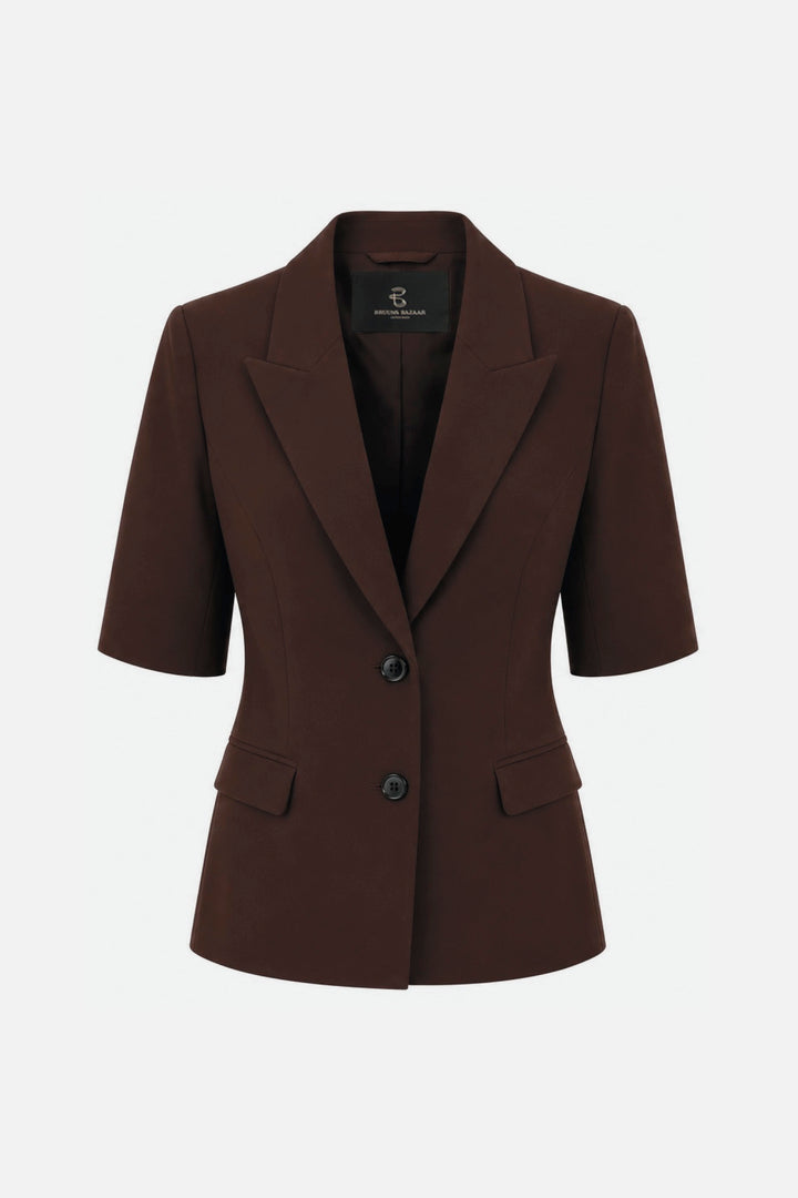 Bruuns Bazaar Women RubysusBBNorias blazer Blazer Dark Brown
