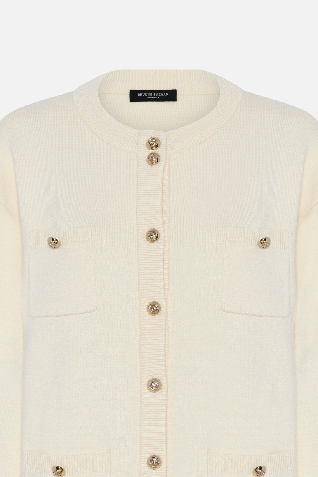 Bruuns Bazaar Women SimonaBBCaili knit cardigan Knit Snow White