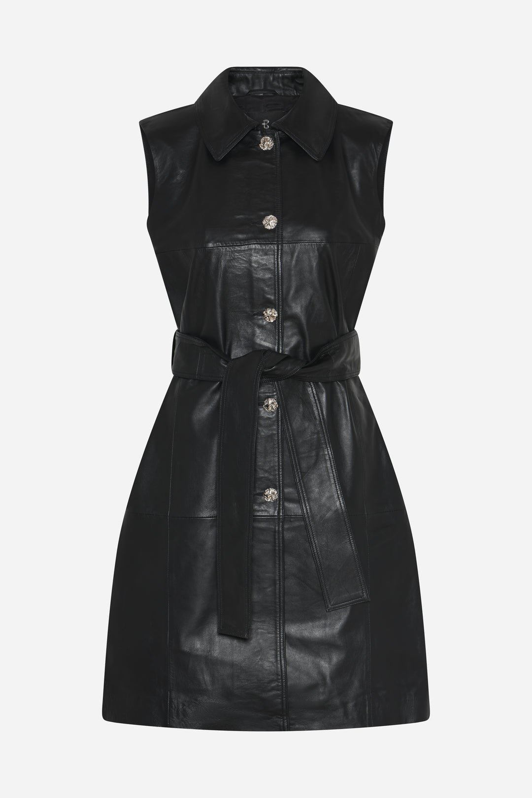 Bruuns Bazaar Women SoftBBToria Leather dress Dress Black