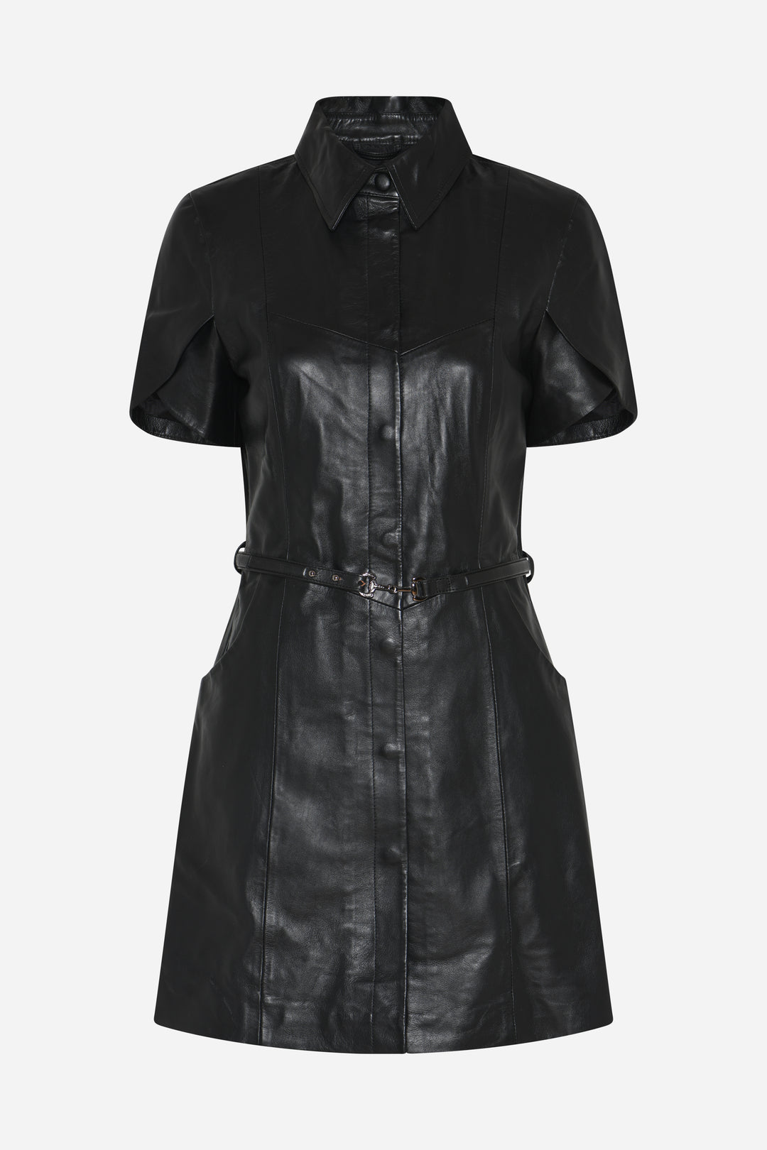 Bruuns Bazaar Women SoftBBZendianna Leather dress Dress Black