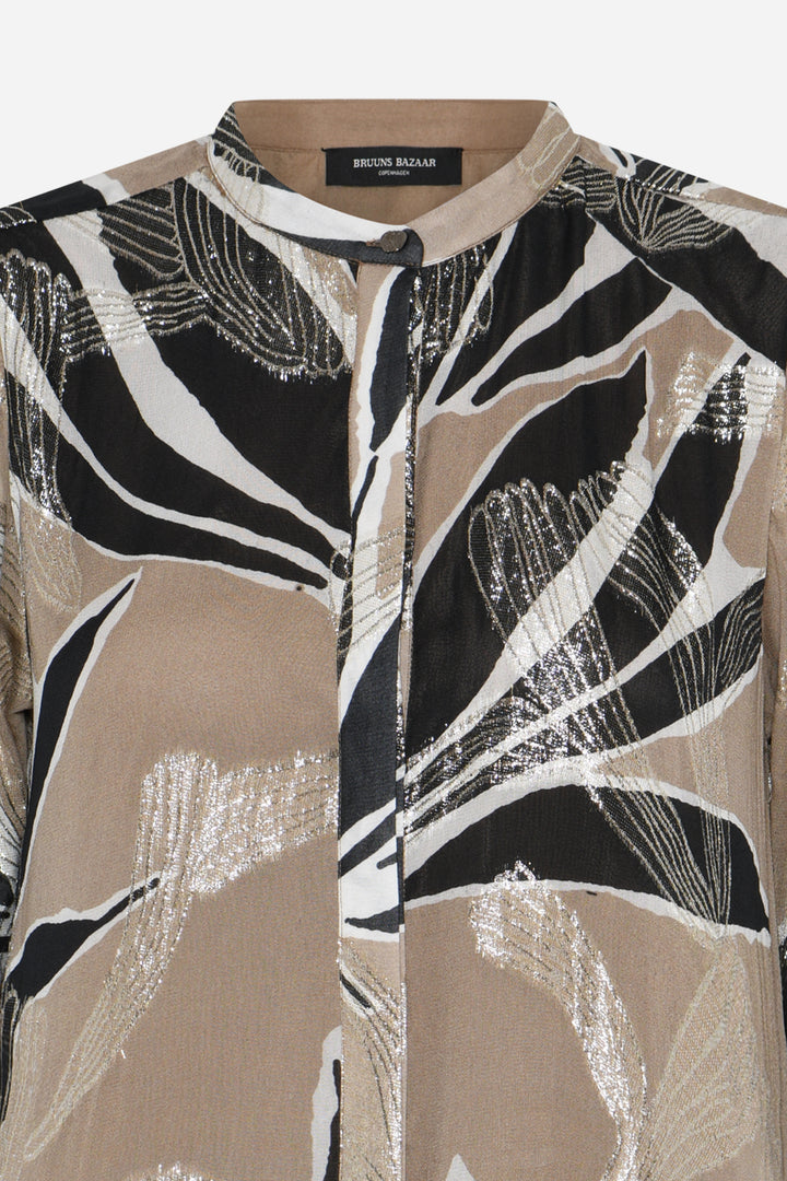 Bruuns Bazaar Women SommiBBDiega dress Dress Leaves Artwork