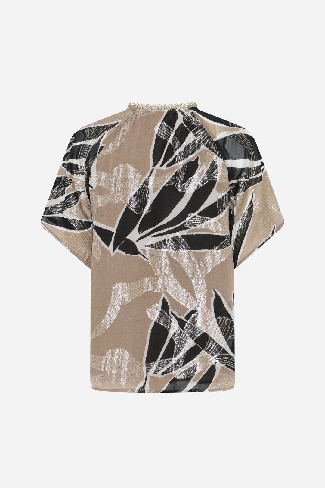 Bruuns Bazaar Women SommiBBKarly blouse Blouse Leaves Artwork