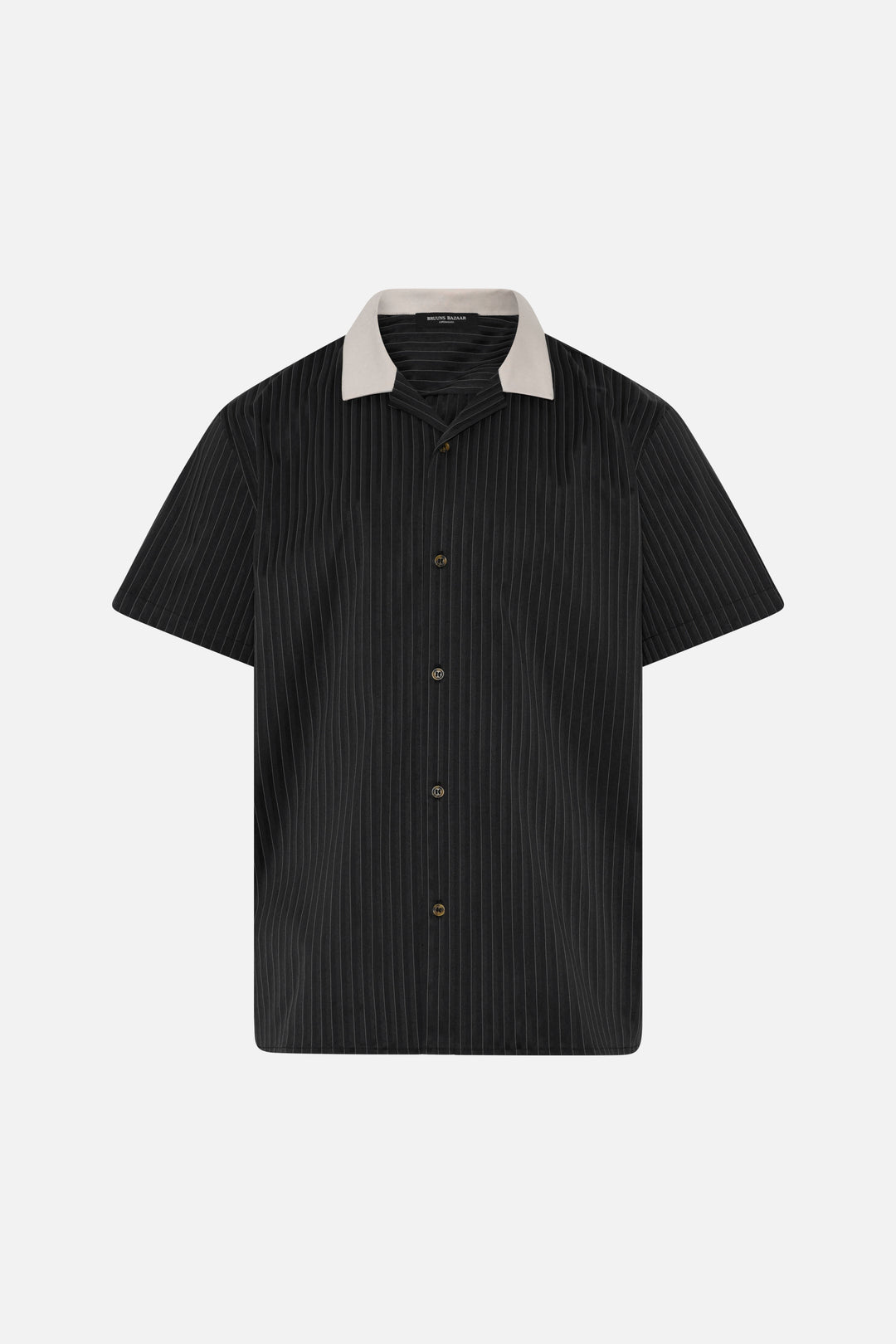 Bruuns Bazaar Men SpecsBBHonor SS shirt Shirts Black stripe