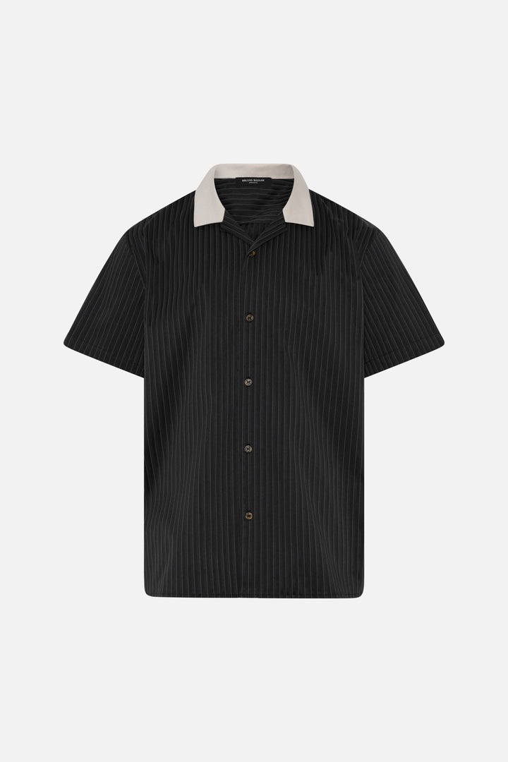 Bruuns Bazaar Men SpecsBBHonor SS shirt Shirts Black stripe