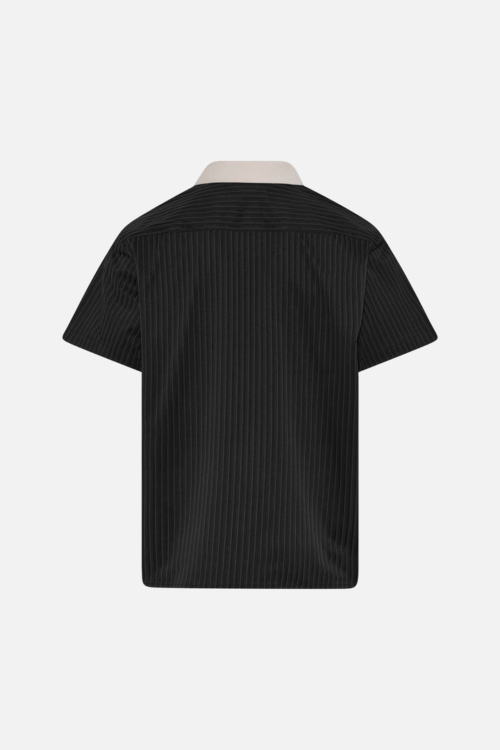 Bruuns Bazaar Men SpecsBBHonor SS shirt Shirts Black stripe