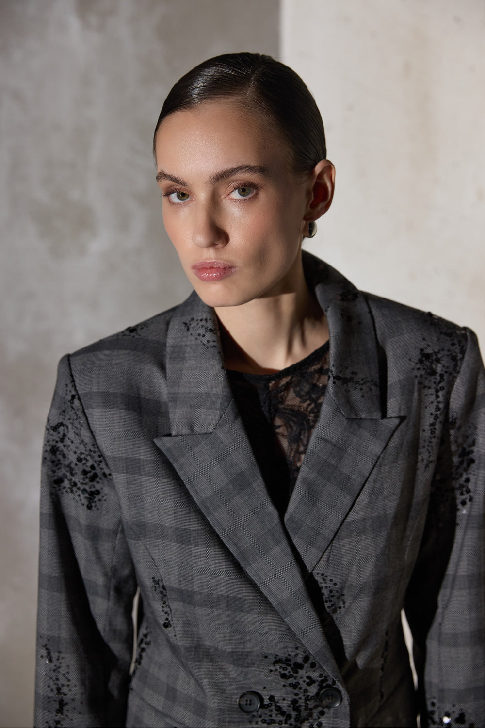 Bruuns Bazaar Women StachysBBTuxana blazer Blazer Dark Check