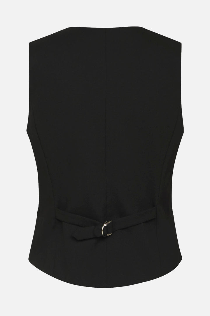 Bruuns Bazaar Women StaticeBBBielle waistcoat Blazer Black