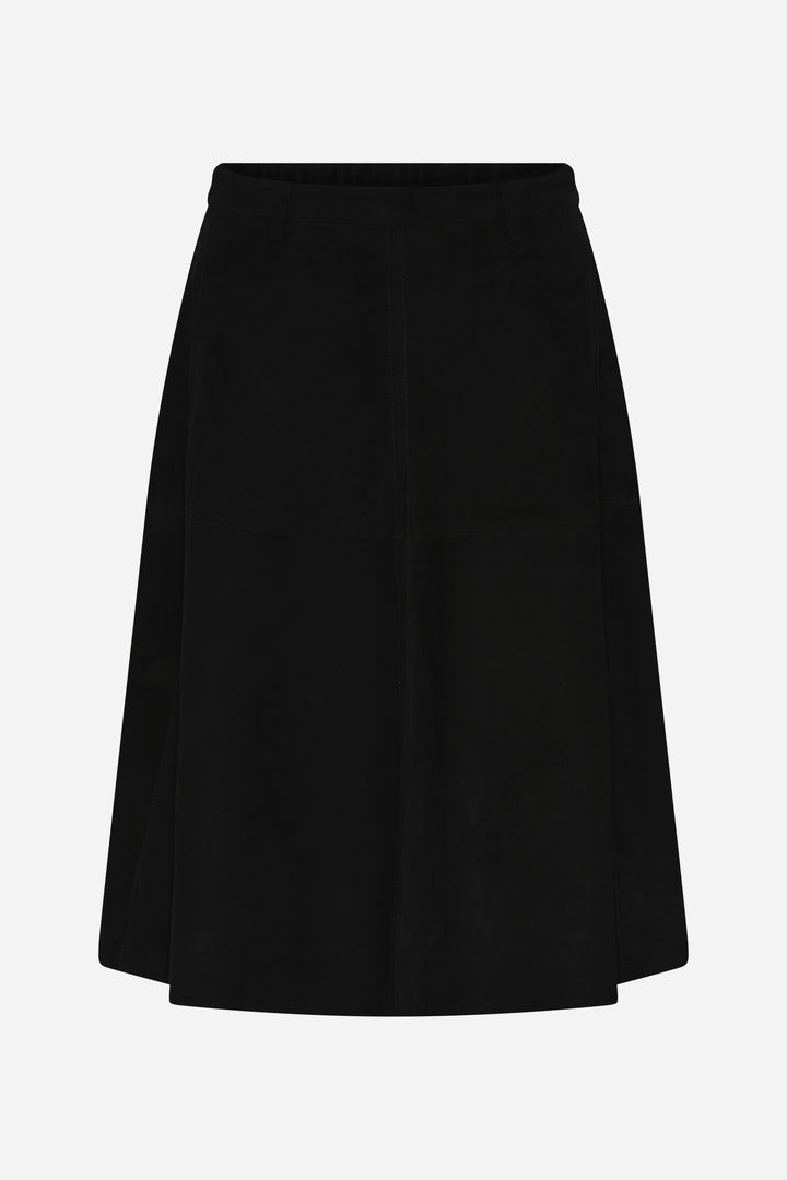 Bruuns Bazaar Women SuedaBBIrene suede skirt Skirt Black