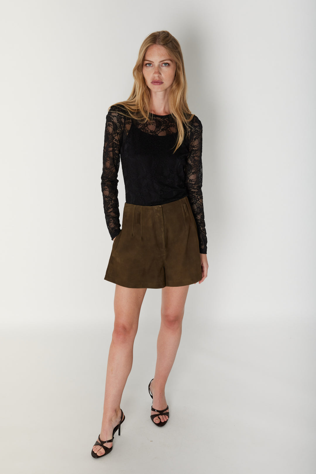 Bruuns Bazaar Women SuedaBBNadi shorts Shorts Beech