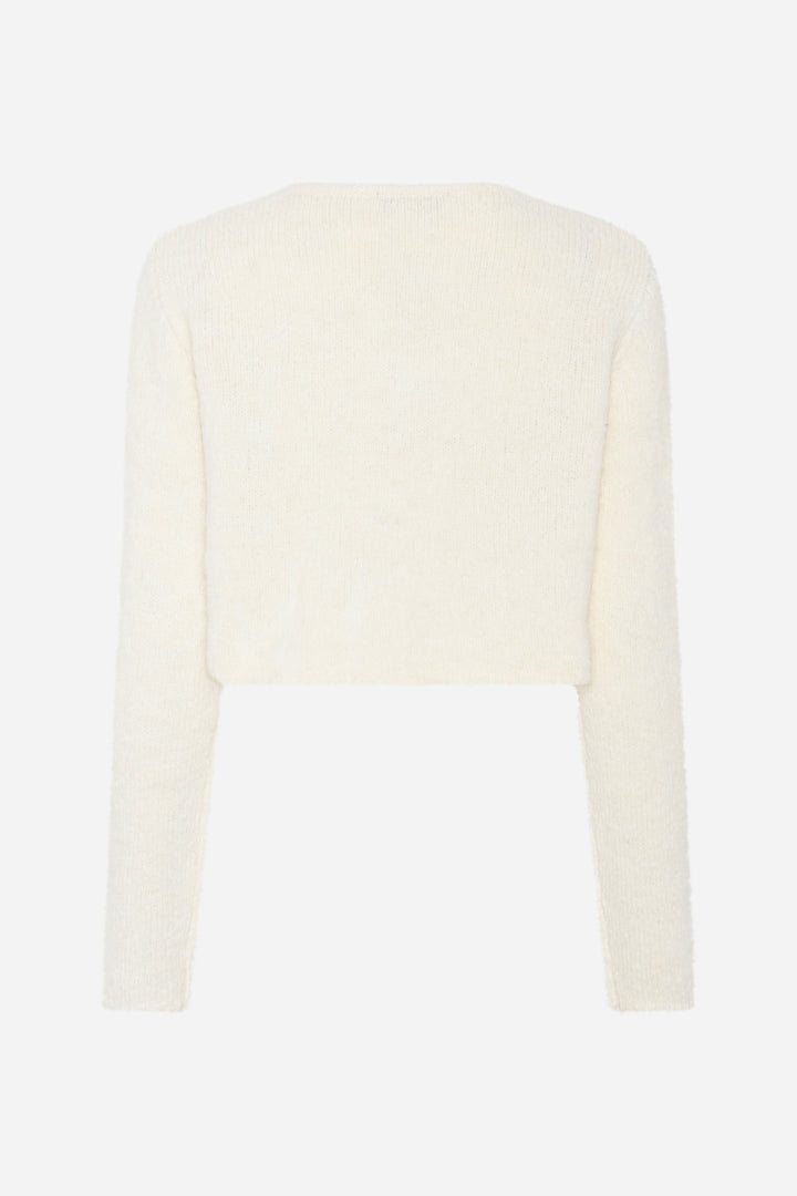 Bruuns Bazaar Women SyringaBBErika knit bolero Knit Snow White
