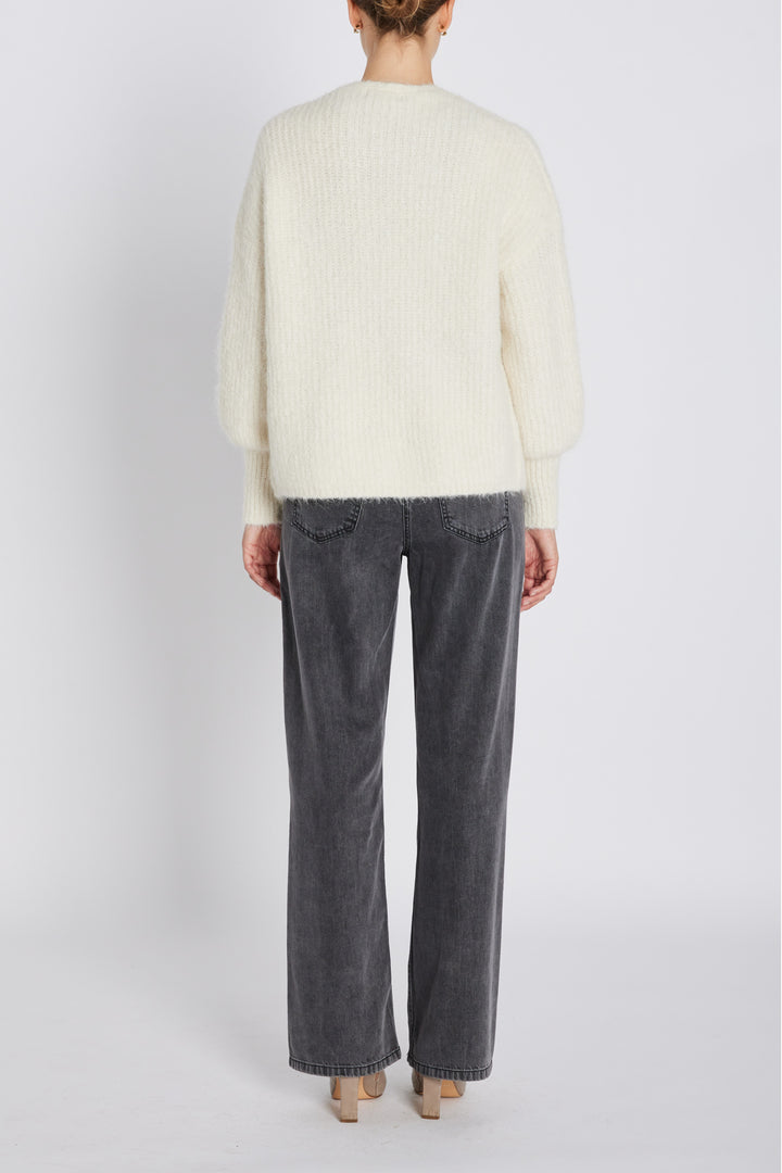 Bruuns Bazaar Women SyringaBBZallie knit Knit Snow White