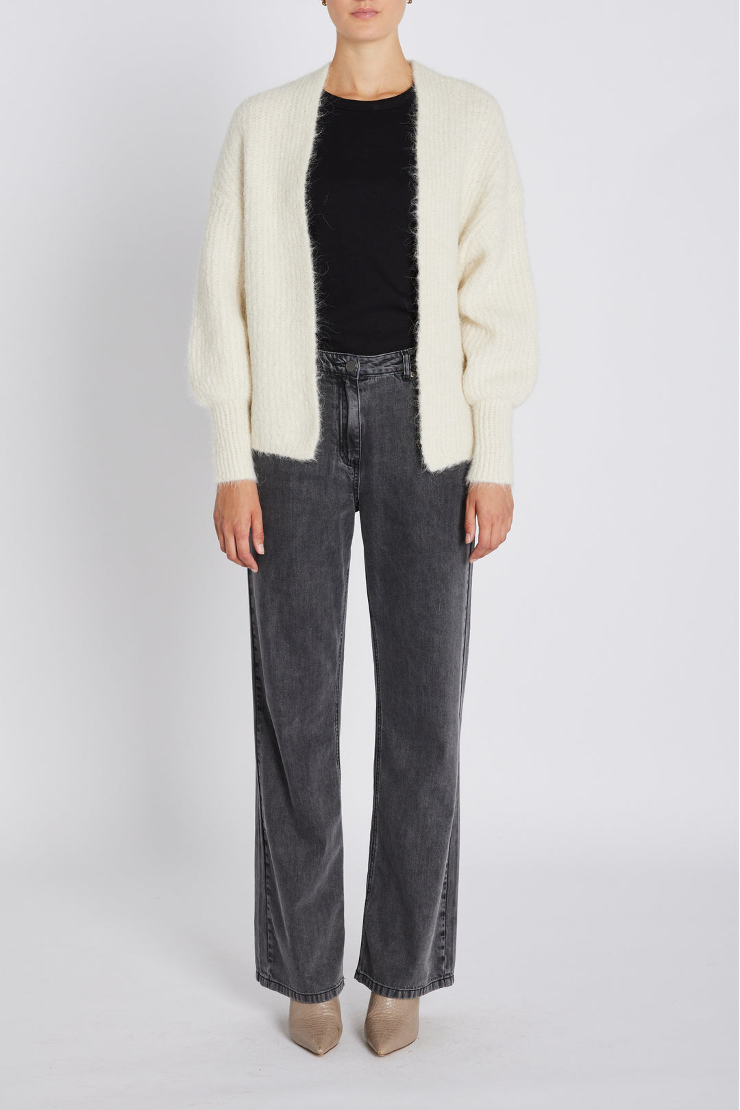 Bruuns Bazaar Women SyringaBBZallie knit Knit Snow White