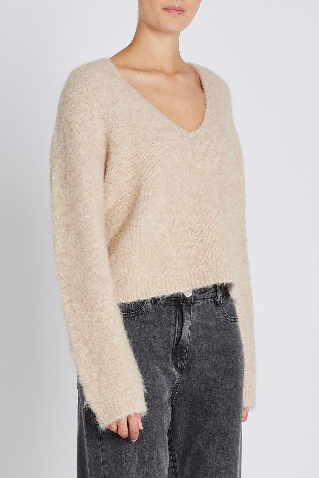 Bruuns Bazaar Women SyringabrushedBBElaia knit Knit Beige