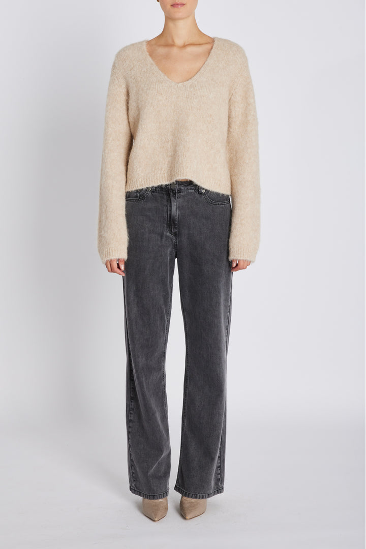 Bruuns Bazaar Women SyringabrushedBBElaia knit Knit Beige