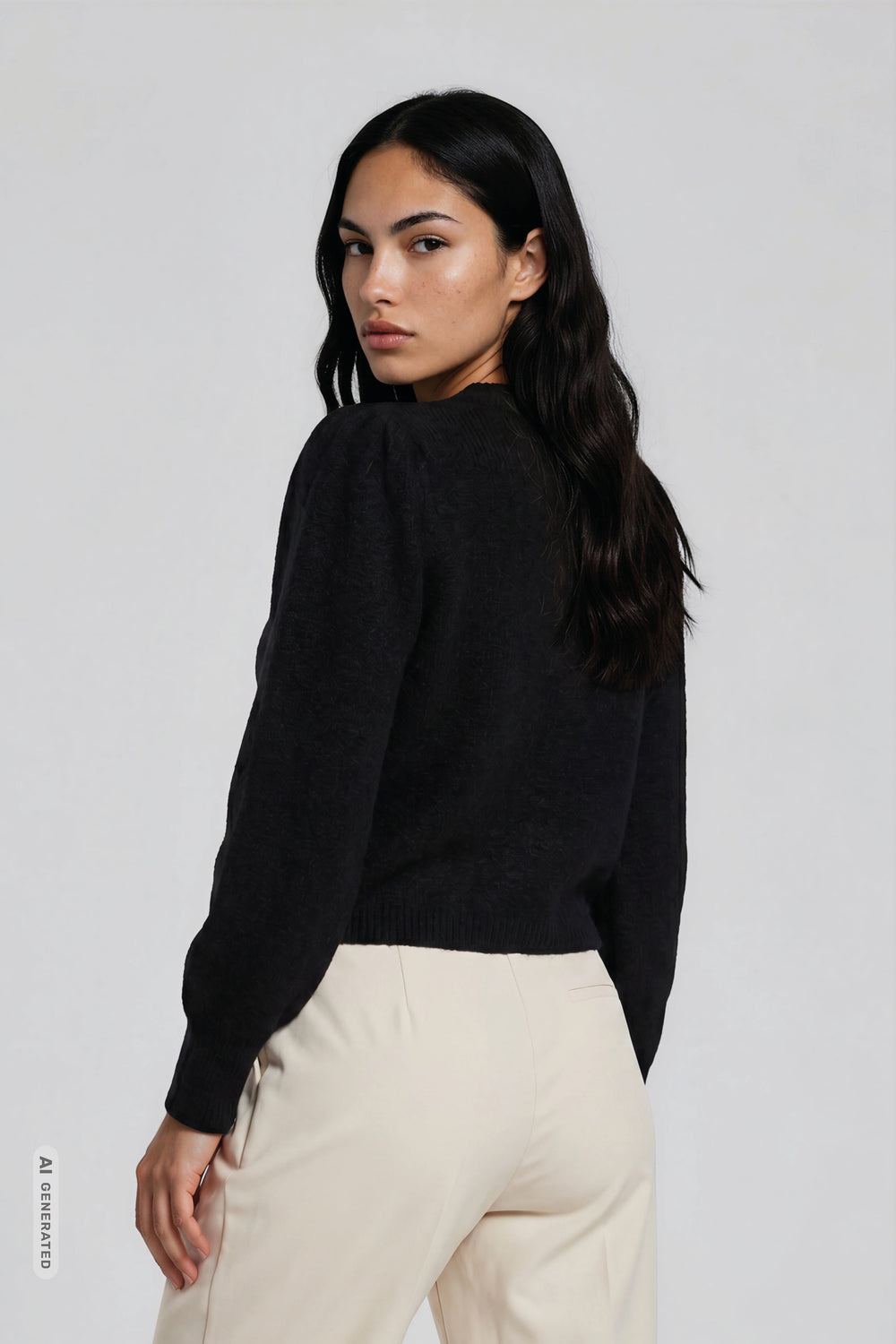 Bruuns Bazaar Women SyringabrushedBBKrista knit cardigan Knit Black