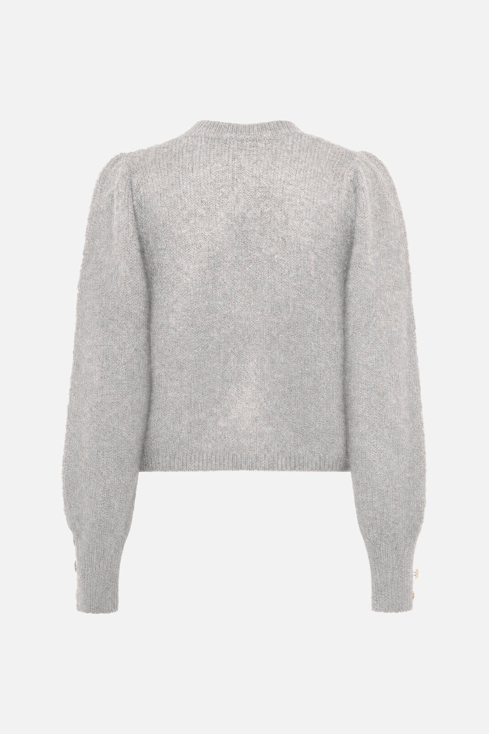 Bruuns Bazaar Women SyringabrushedBBKrista knit cardigan Knit Light grey melange