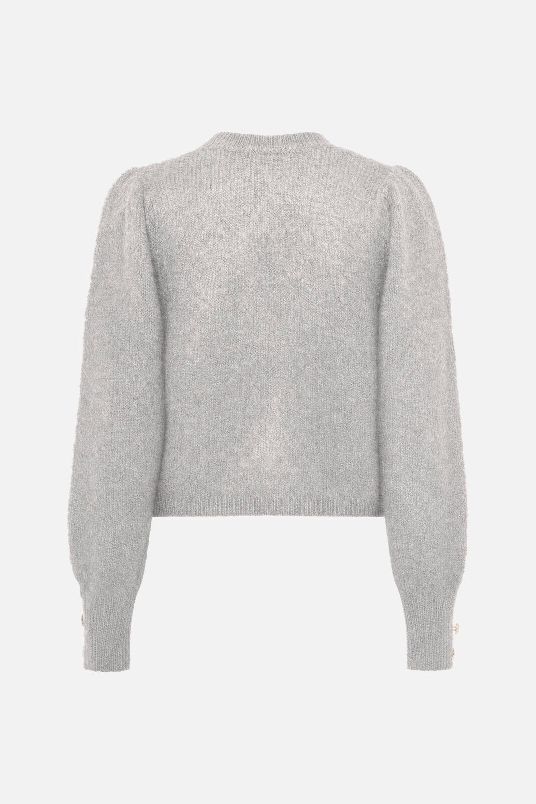 Bruuns Bazaar Women SyringabrushedBBKrista knit cardigan Knit Light grey melange