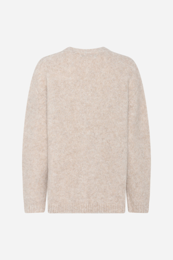 Bruuns Bazaar Women SyringabrushedBBVerna knit cardigan Knit Beige
