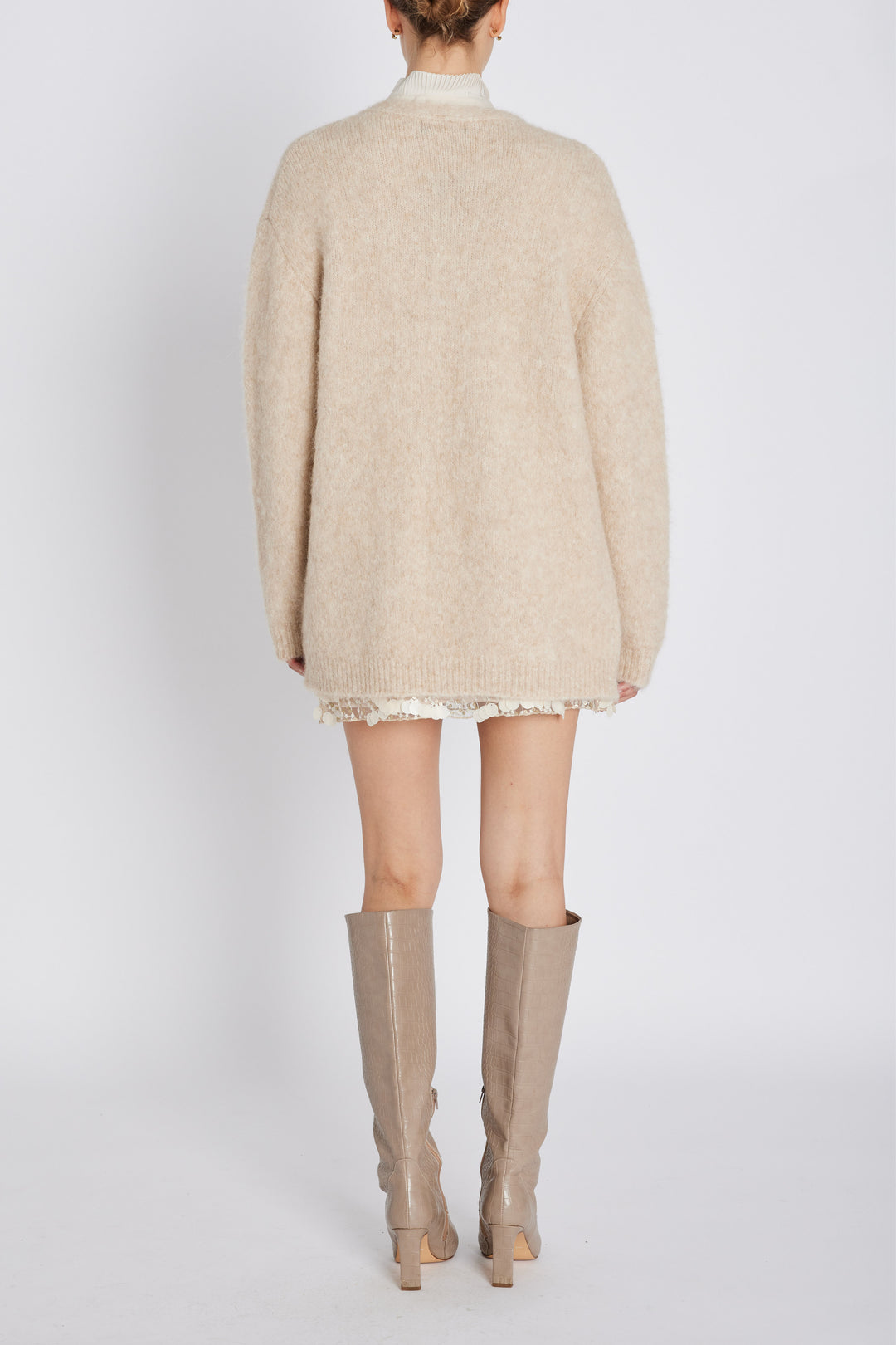 Bruuns Bazaar Women SyringabrushedBBVerna knit cardigan Knit Beige