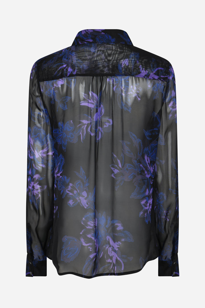 Bruuns Bazaar Women TrilobaBBCori Shirt Shirts Purple Flower