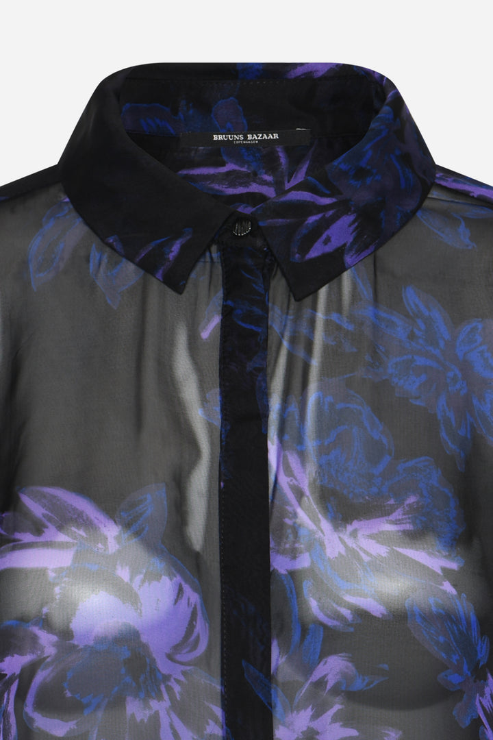 Bruuns Bazaar Women TrilobaBBCori Shirt Shirts Purple Flower