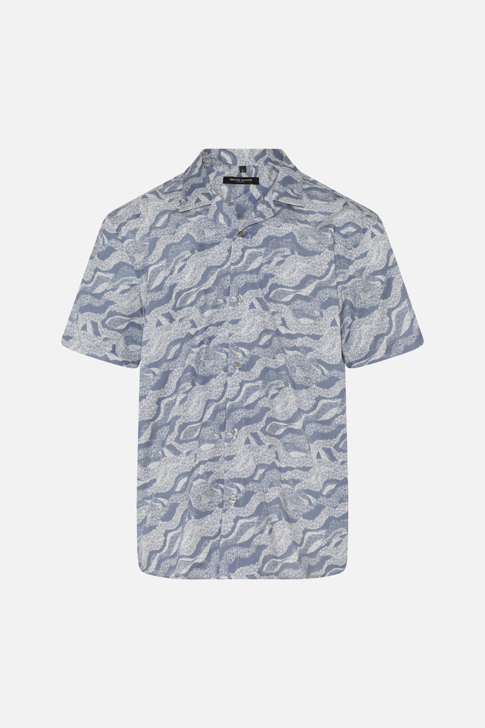 Bruuns Bazaar Men VanBBHomer AOP shirt Shirts Cloudflower