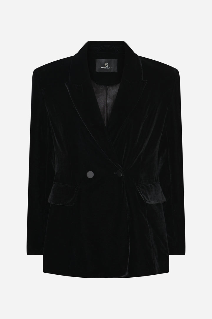 Bruuns Bazaar Women VelvetBBTuxi blazer Blazer Black
