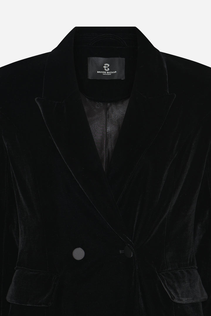 Bruuns Bazaar Women VelvetBBTuxi blazer Blazer Black