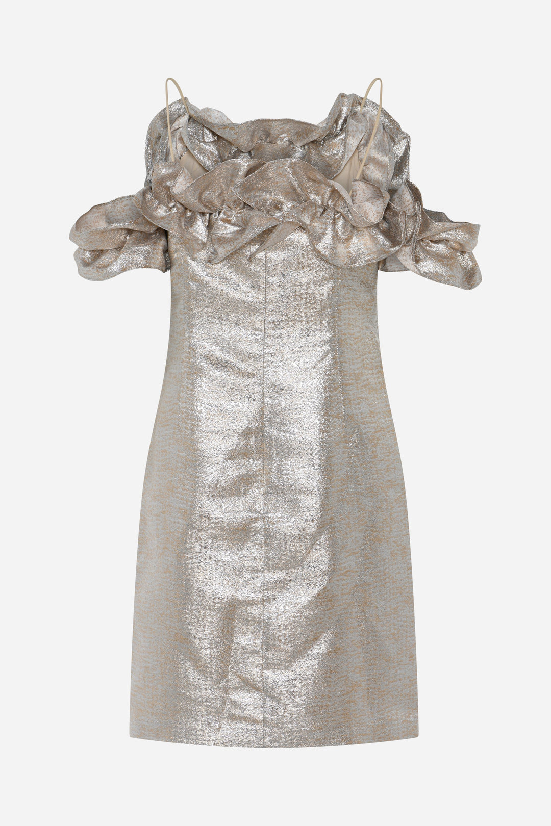 Bruuns Bazaar Women WallichiaBBMartha dress Dress Gold/Silver