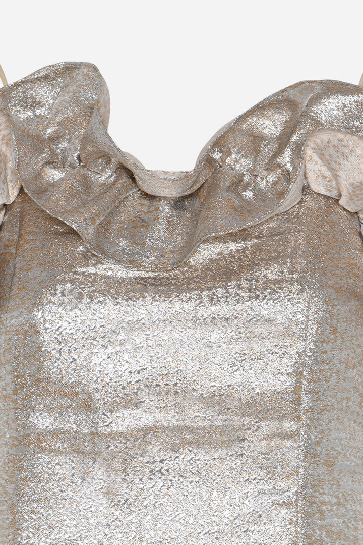 Bruuns Bazaar Women WallichiaBBMartha dress Dress Gold/Silver