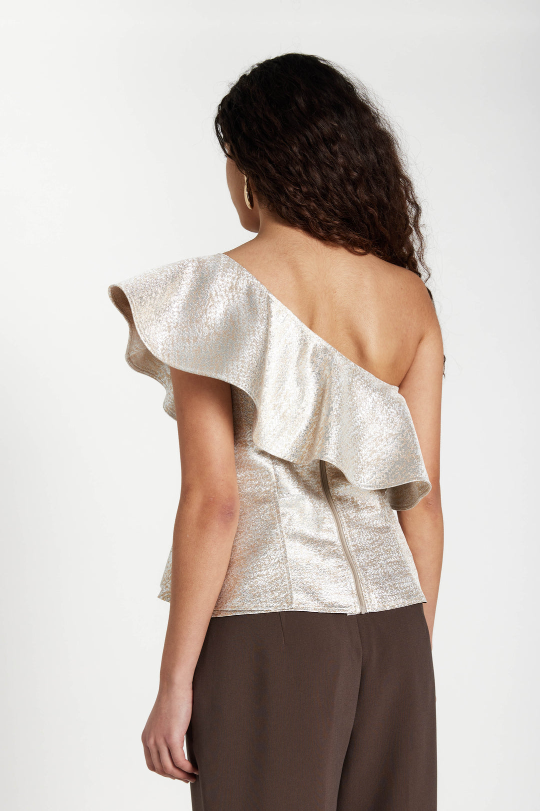 Bruuns Bazaar Women WallichiaBBOlina top Blouse Gold/Silver