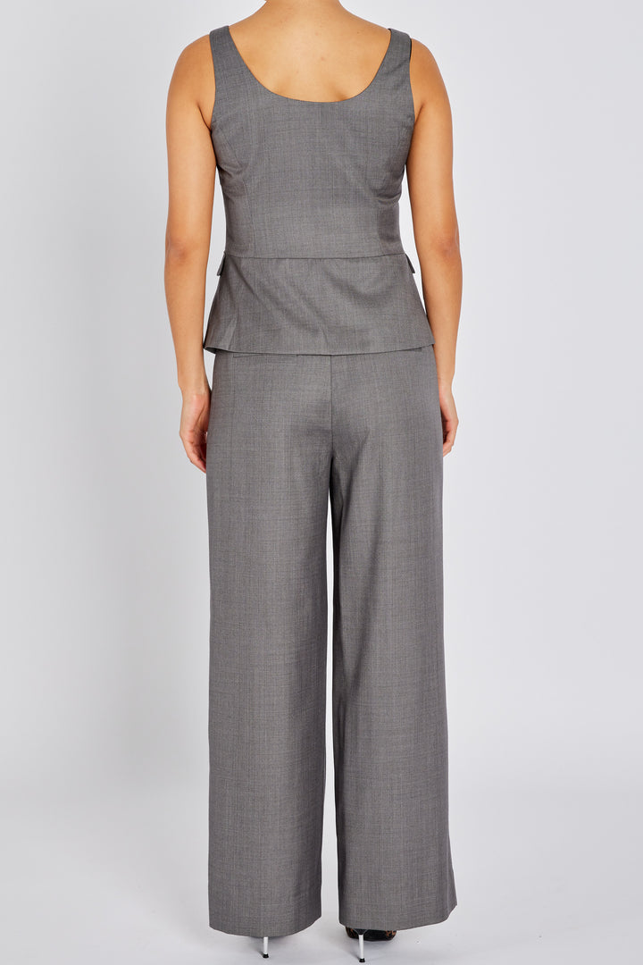 Bruuns Bazaar Women WaterlilyBBBeatus waistcoat Vest Grey Melange