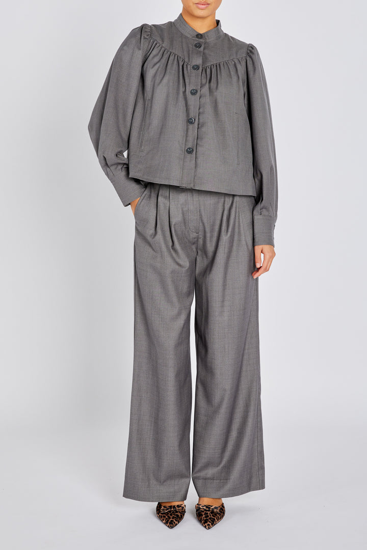 Bruuns Bazaar Women WaterlilyBBTindra blazer Blazer Grey Melange