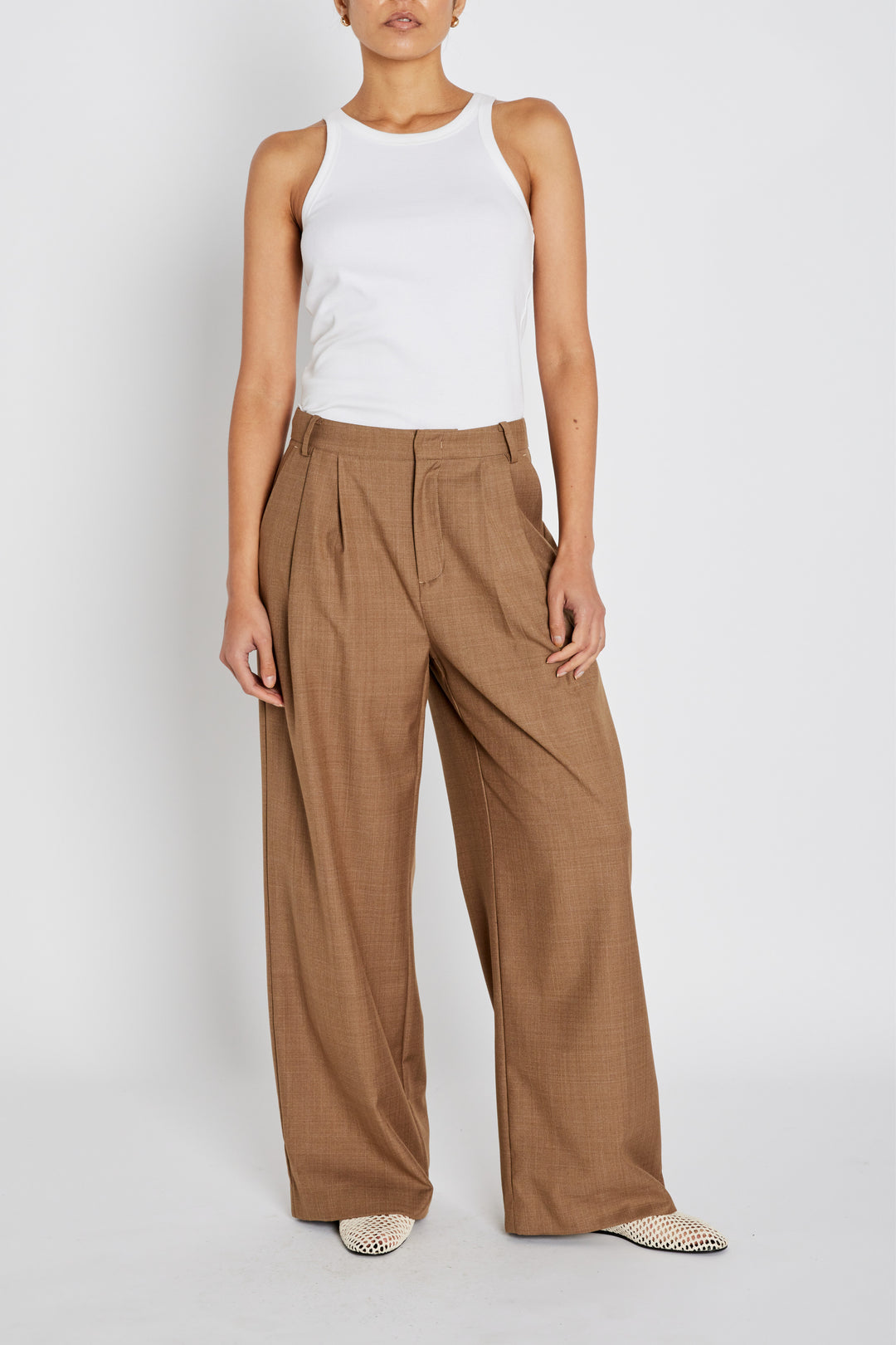 Bruuns Bazaar Women WaterlilyBBVala pants Pants Brown Melange