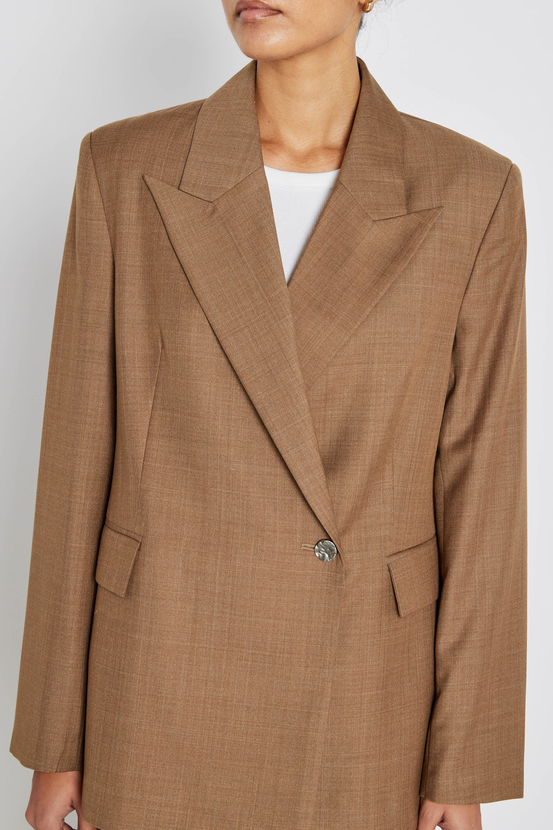 Bruuns Bazaar Women WaterlilyBBWilli blazer Blazer Brown Melange