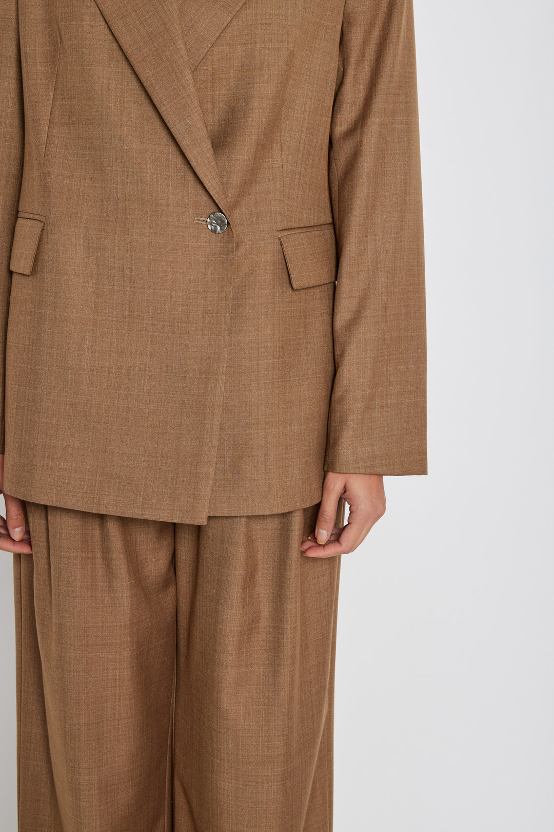 Bruuns Bazaar Women WaterlilyBBWilli blazer Blazer Brown Melange