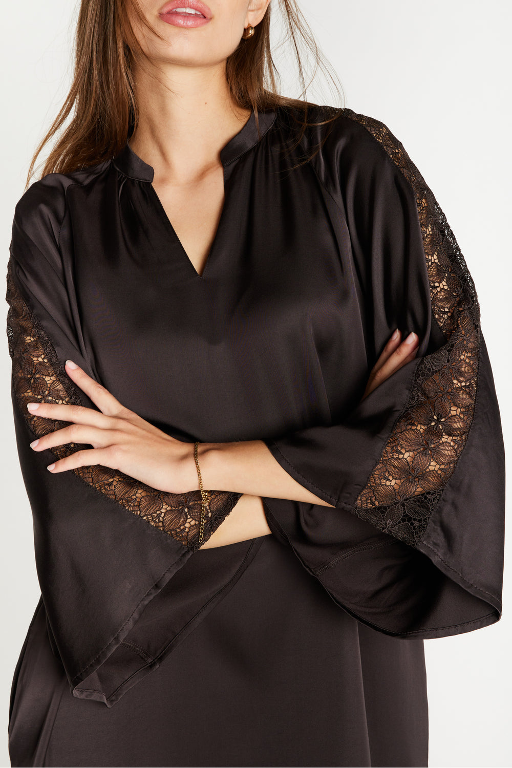 Bruuns Bazaar Women WeckiaBBWichi dress Dress Dark Brown