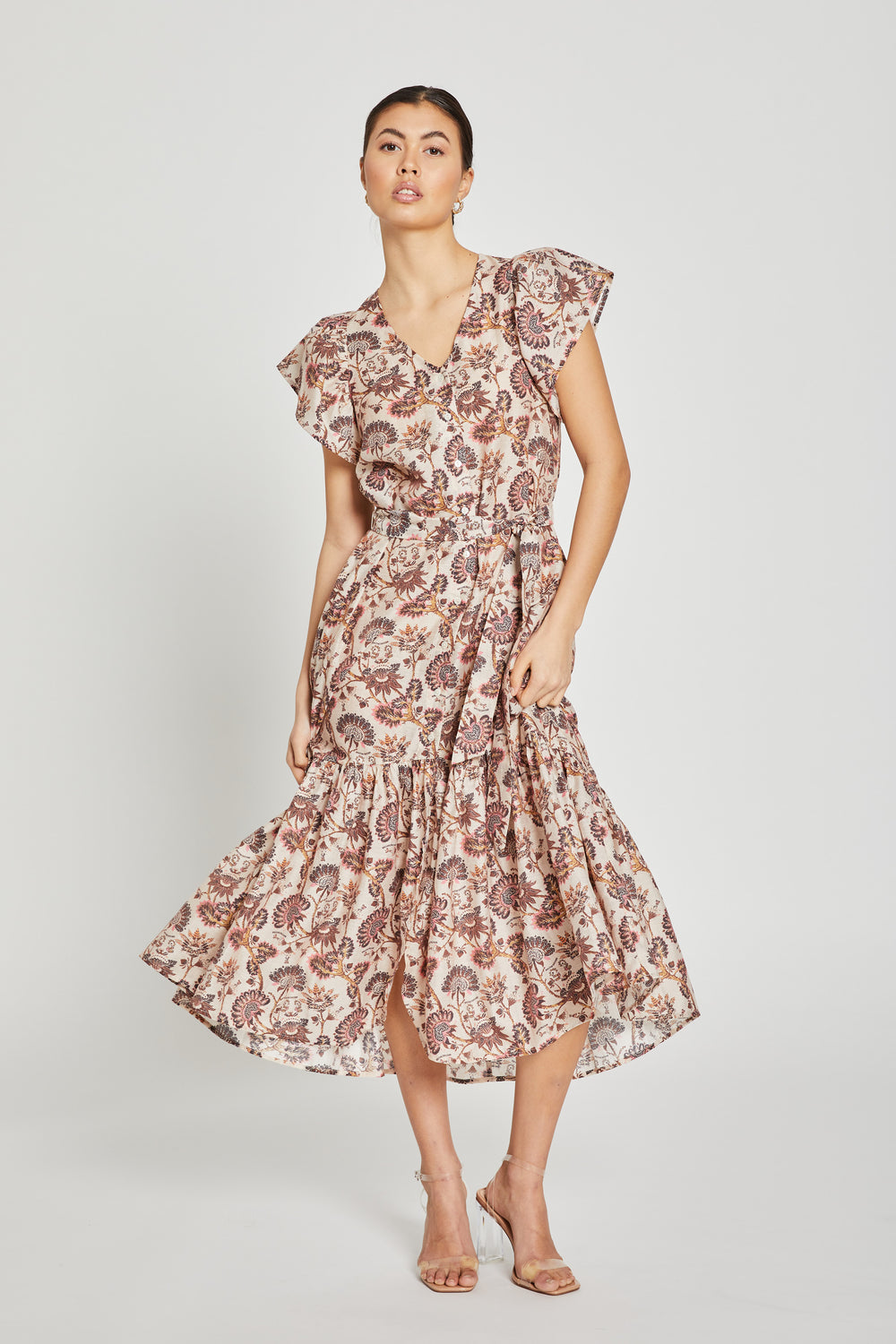 Bruuns Bazaar Women ZeodaryBBMaysie dress Dress Vintage Flower print