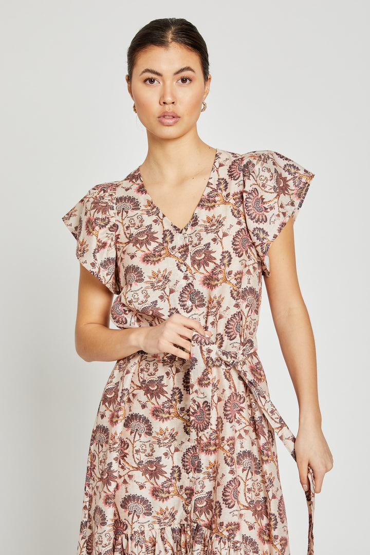 Bruuns Bazaar Women ZeodaryBBMaysie dress Dress Vintage Flower print