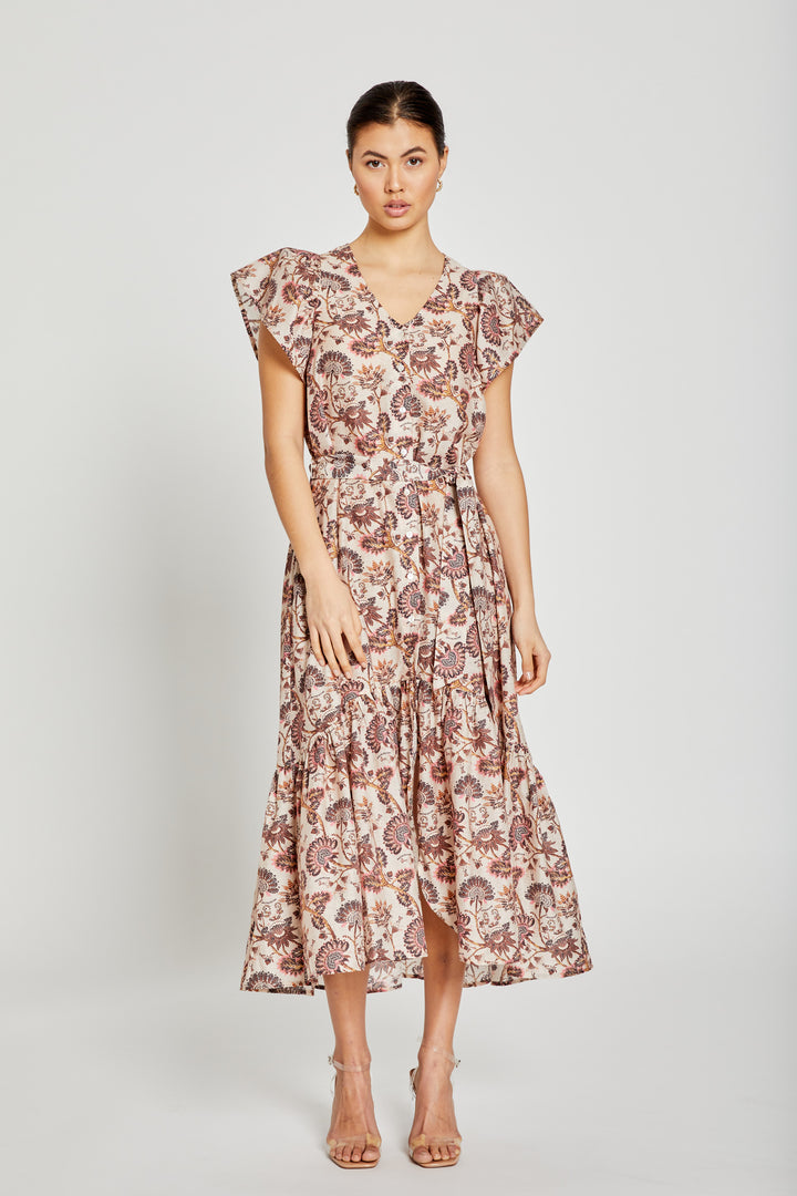 Bruuns Bazaar Women ZeodaryBBMaysie dress Dress Vintage Flower print